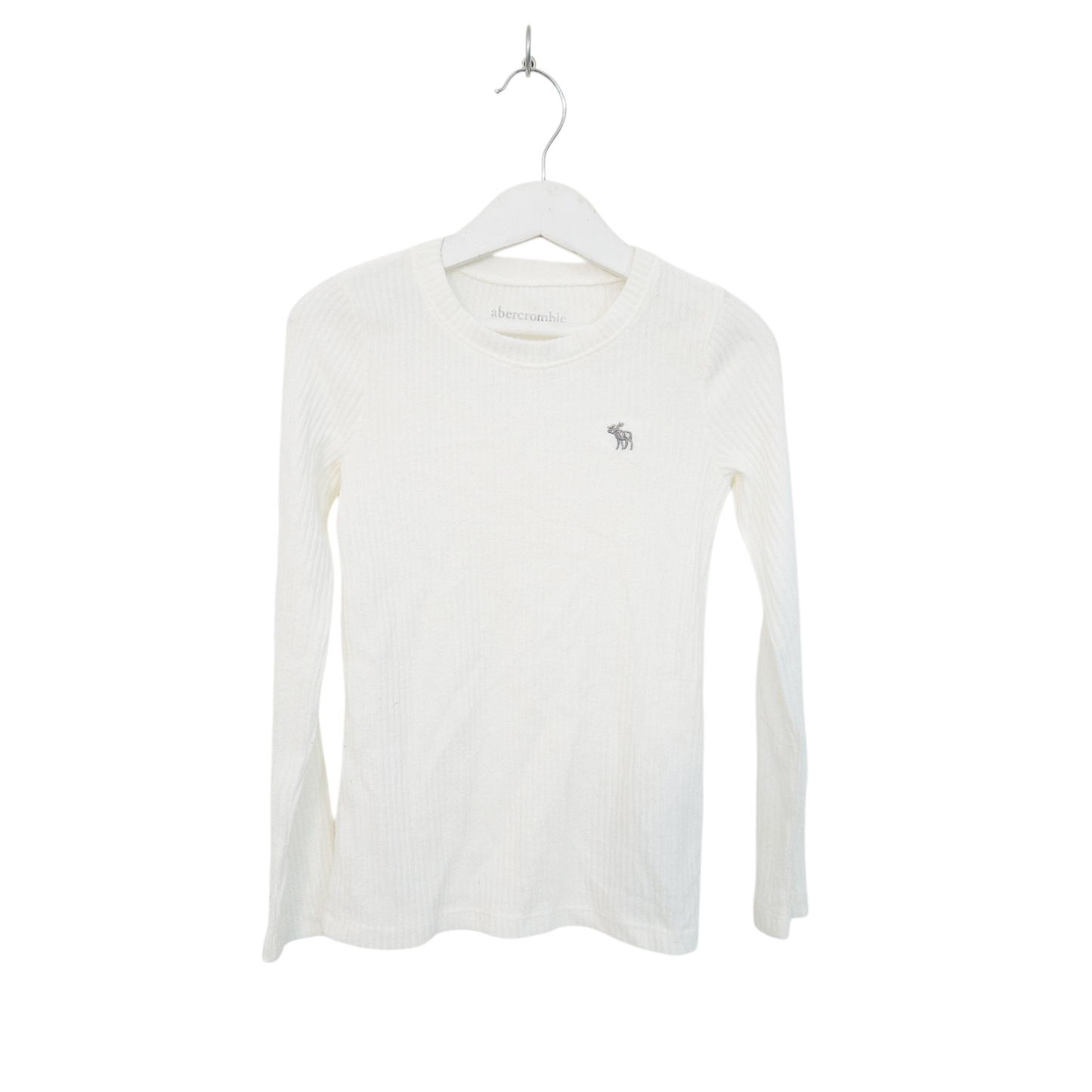 ABERCROMBIE & FITCH חולצה ארוכה דקה לילדות גיל 5-6