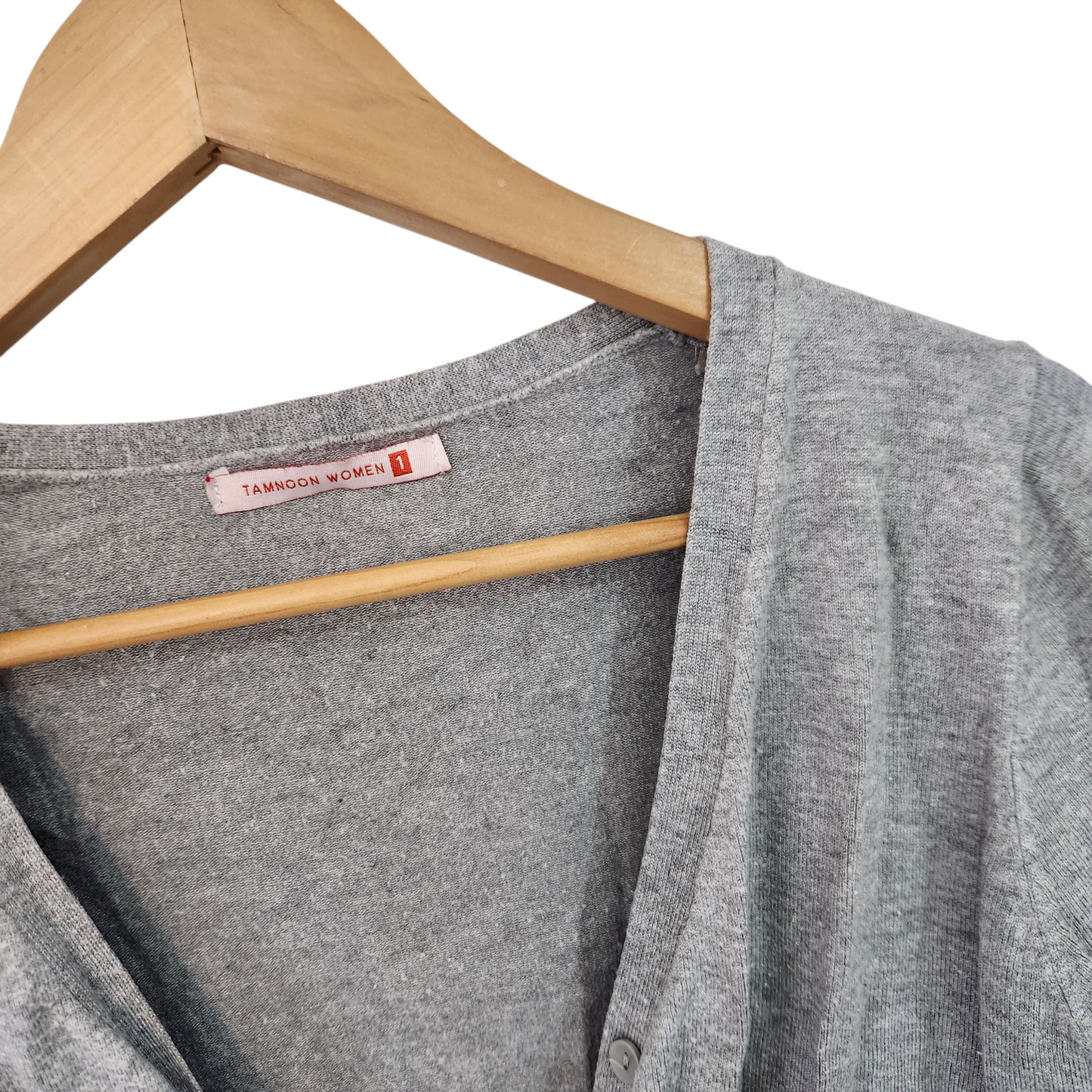 TAMNOON חולצה ארוכה דקה לאישה מידה S