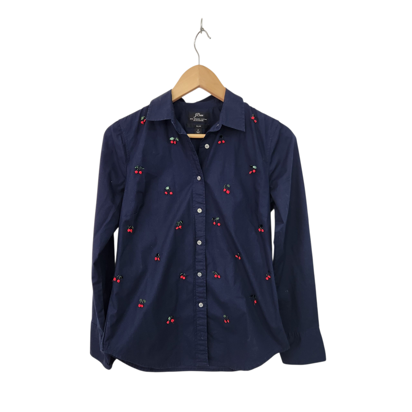 SLIM חולצה מכופתרת וינטג' לאישה מידה M