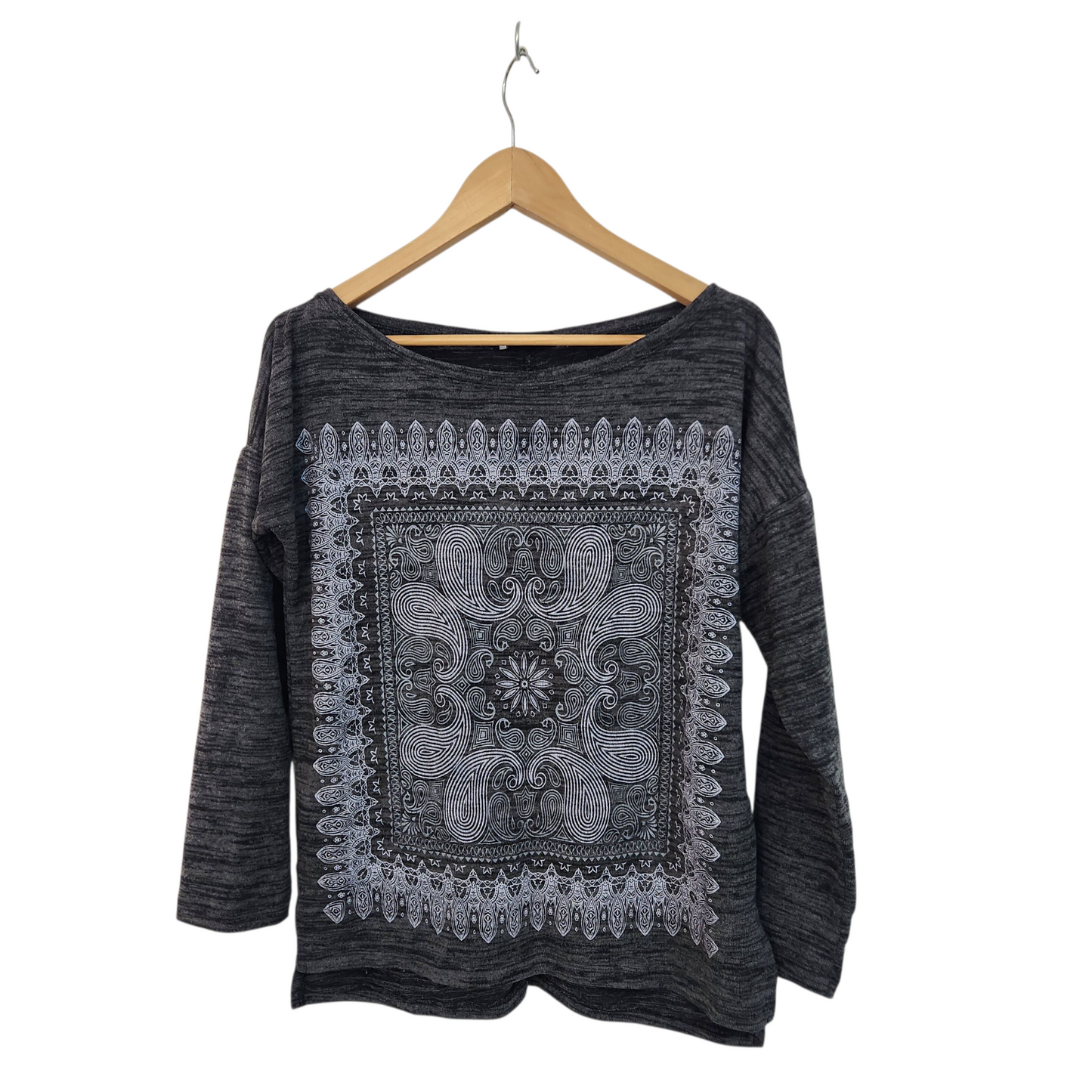 TAG WOMAN חולצה דקה אוברסייז לאישה מידה 2