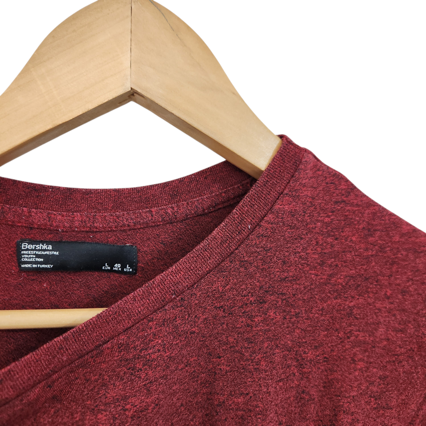 BERSHKA חולצה קצרה לגבר מידה L