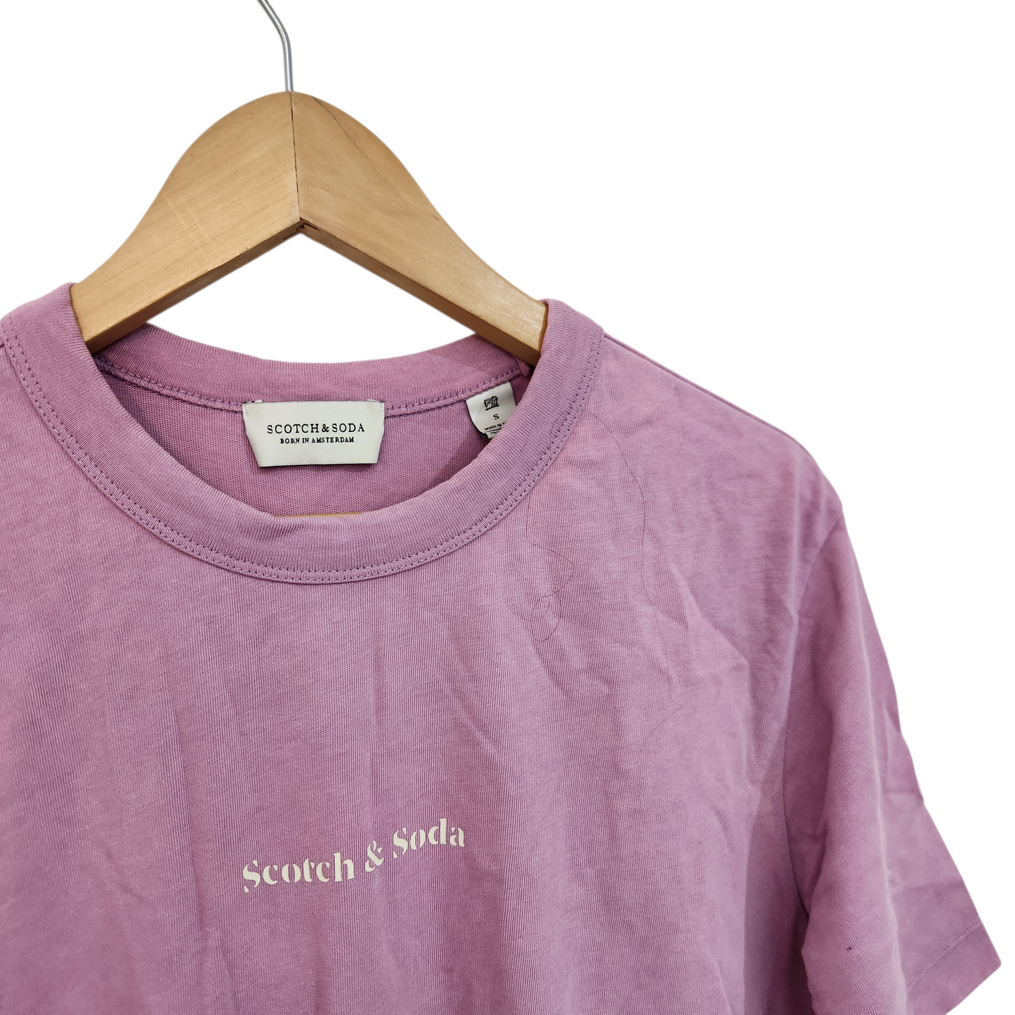 SCOTCH&SODA חולצה קצרה אוברסייז לגבר מידה S