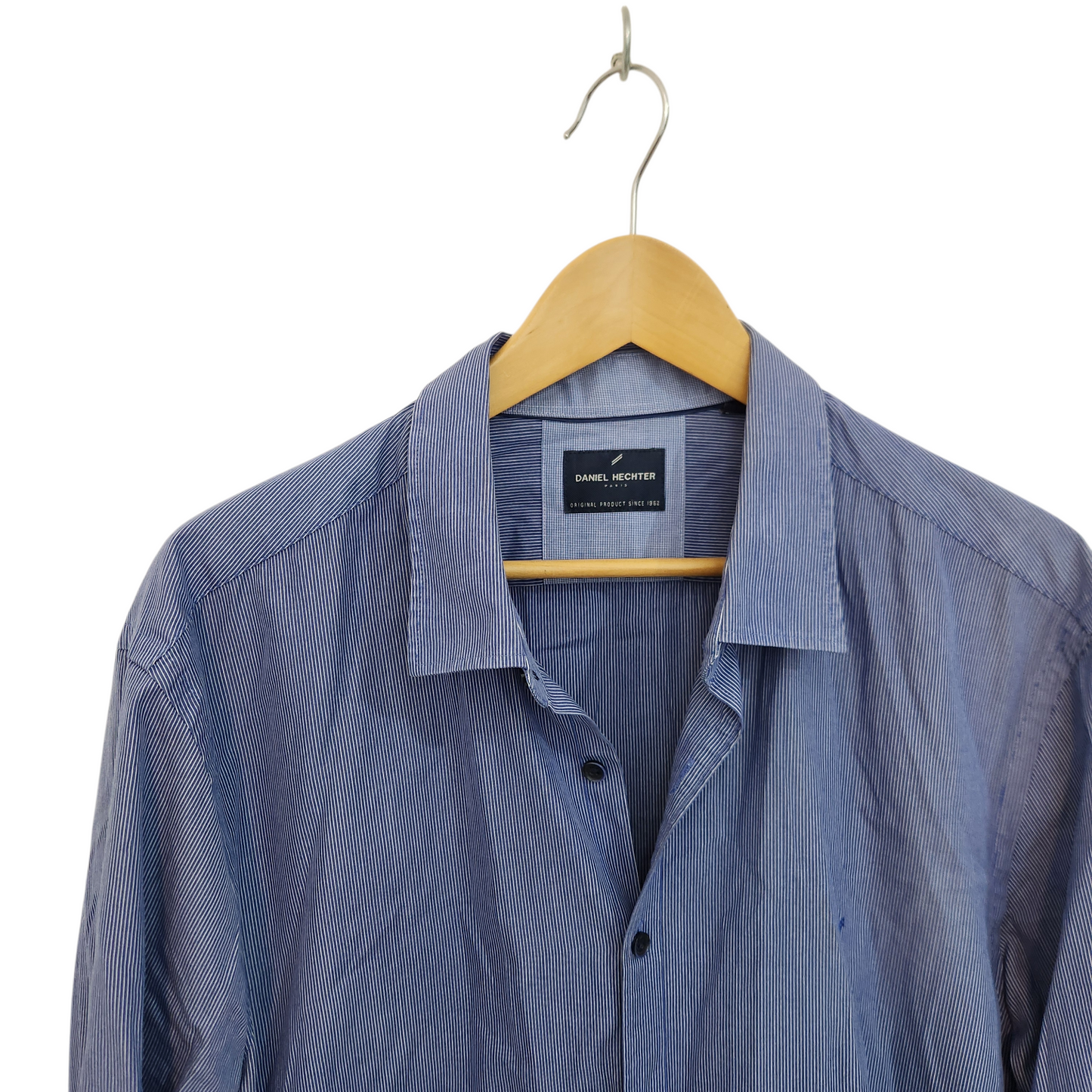 DANIEL HECHTER חולצה מכופתרת ארוכה לגבר מידה XXL