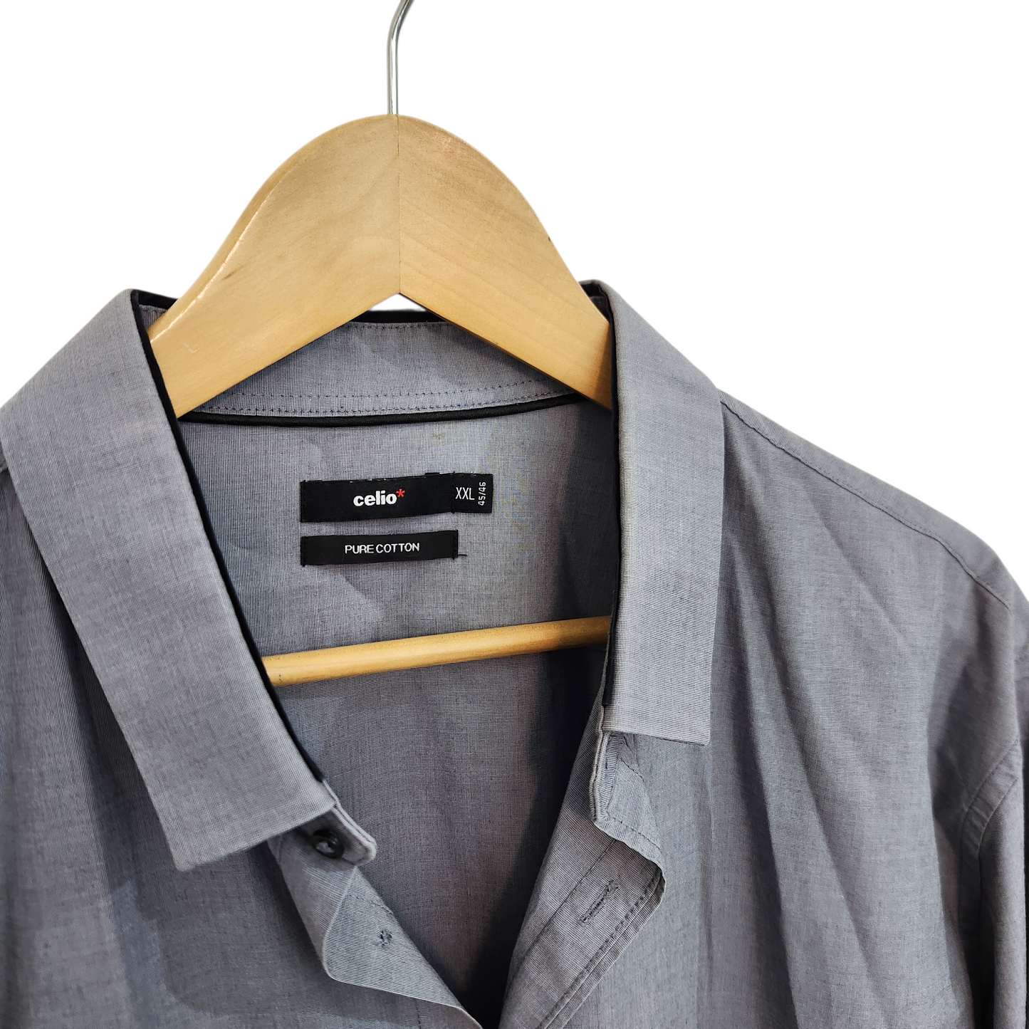 CELIO חולצה מכופתרת לגבר מידה XXL