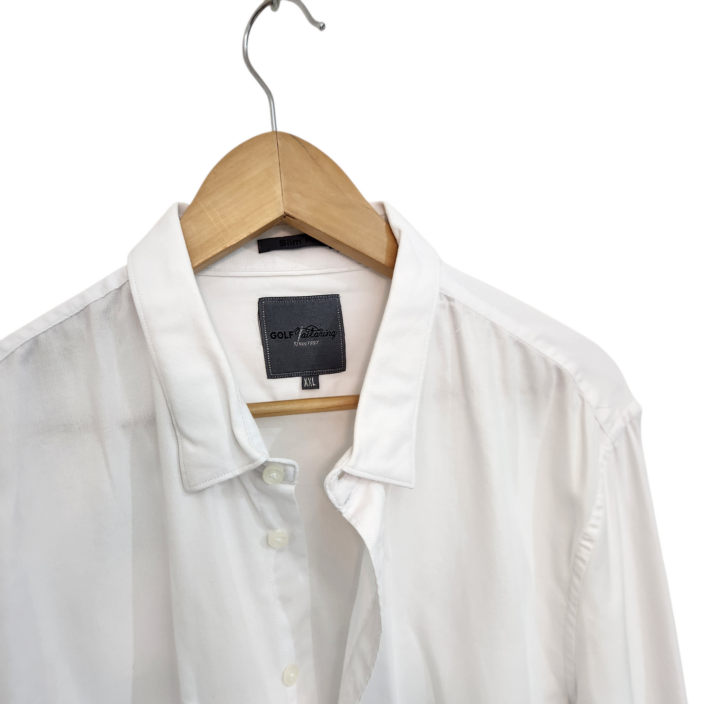GOLF SLIM FIT חולצה מכופתרת לגבר מידה XXL