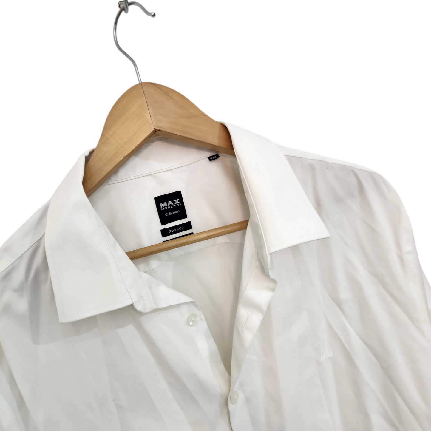 MAX MORETTI חולצה ארוכה מכופתרת לגבר מידה XXL