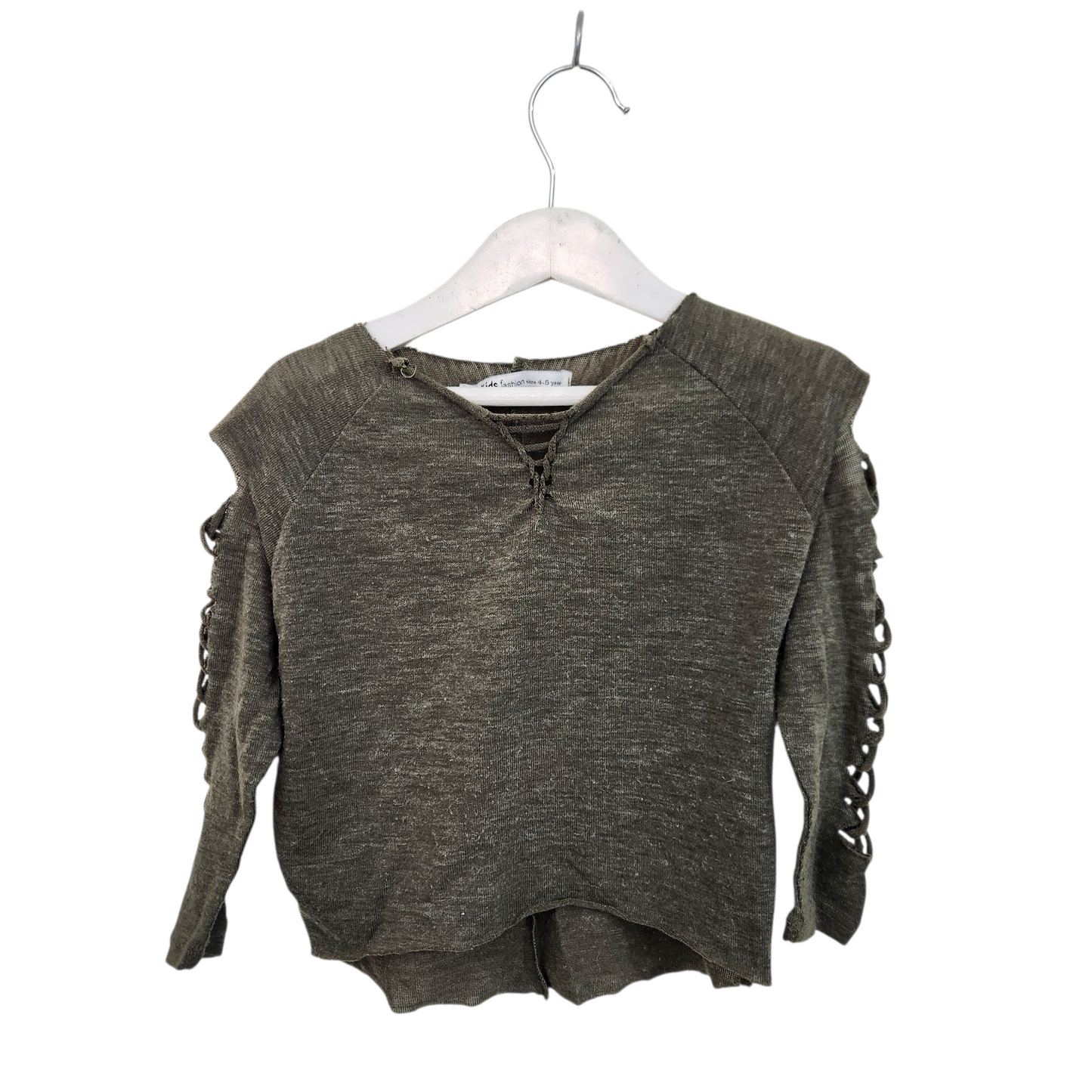 MY KIDS FASHION חולצה ארוכה דקה לילדות גיל 4-5