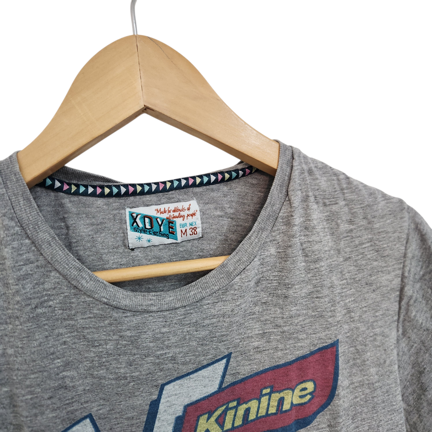 XDYE חולצת וינטג' קצרה לגבר מידה M