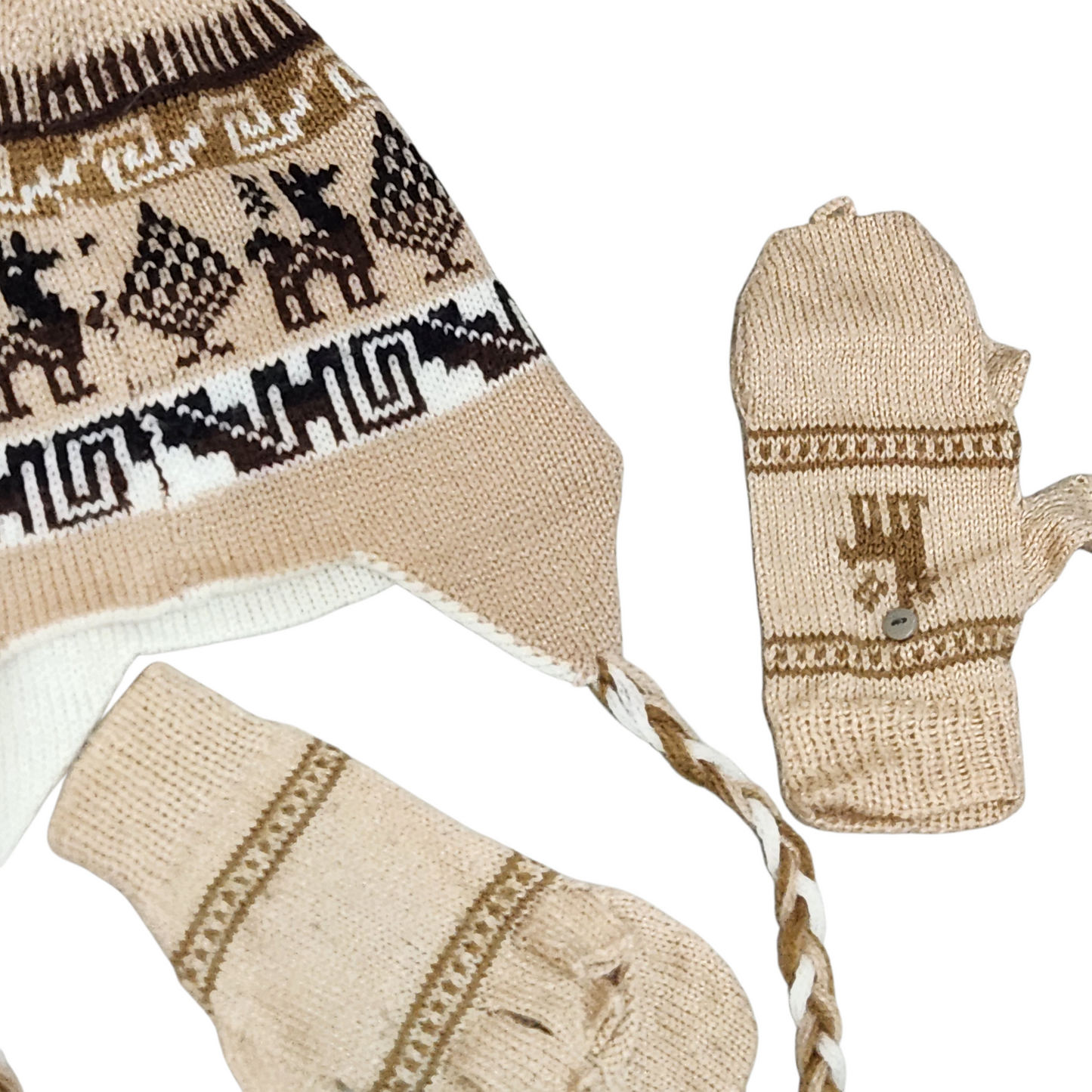 סט כובע וכפפות יוניסקס