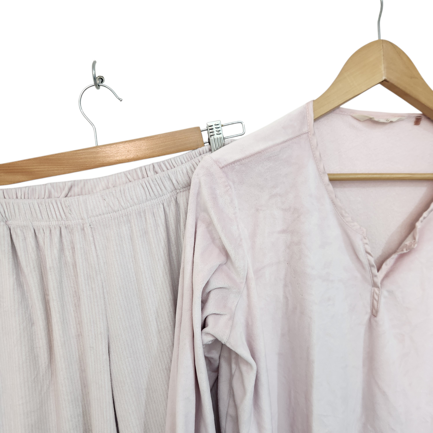 DELTA פיג'מה פליז דקה לאישה מידה M