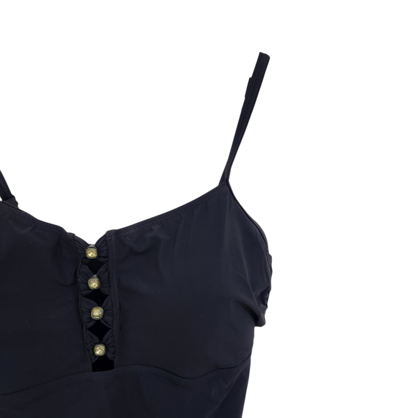 חולצת בגד ים צבע שחור | לאישה מידה XL