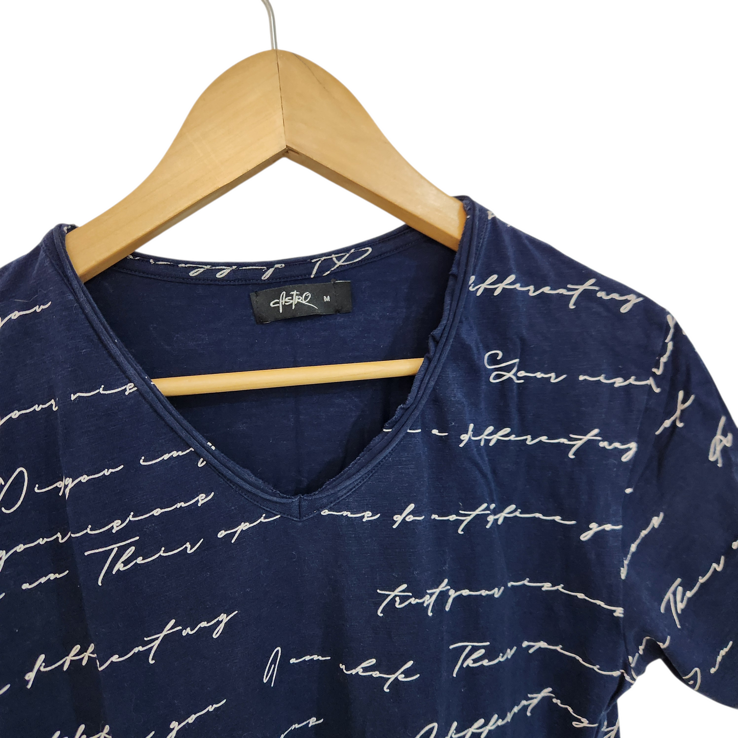 CASTRO | חולצה קצרה צבע כחול | לגבר מידה M