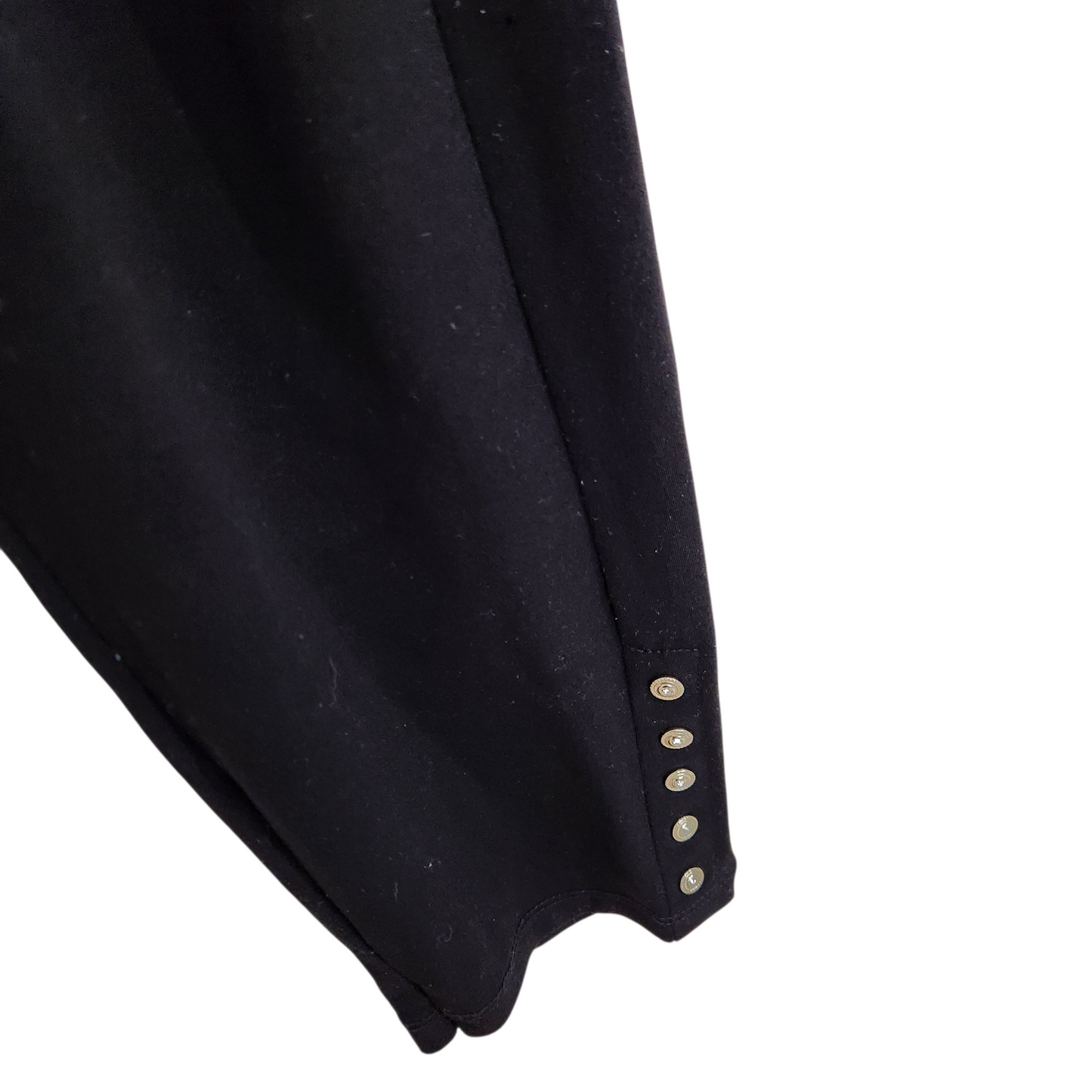 DISCREET | מכנסיים ארוכים דקים צבע שחור | לאישה מידה 5 | 34 אינץ'