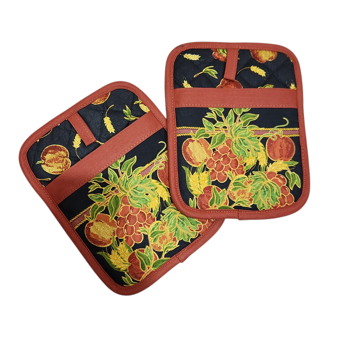 זוג תחתיות וינטג' / כפפות מבודדות לכלים חמים (Pot Holders)