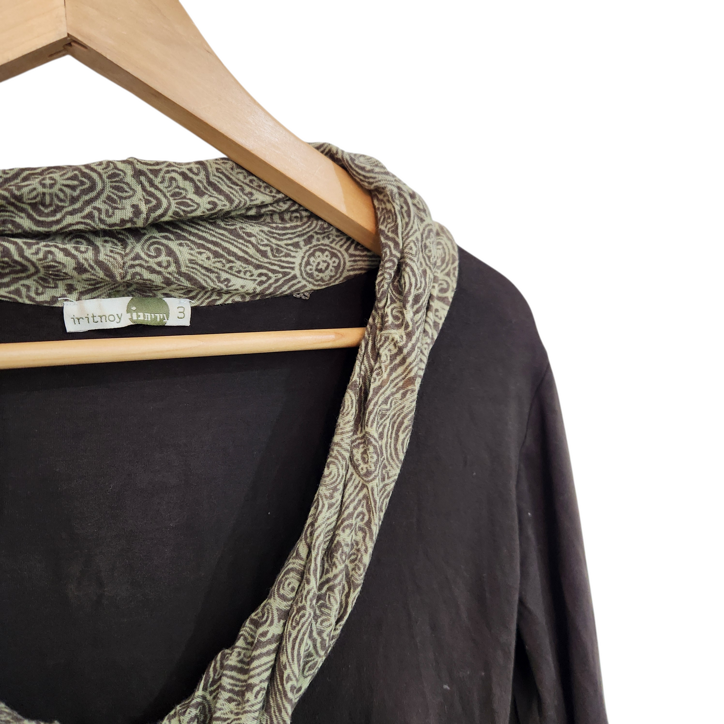 עירית נוי | חולצה ארוכה דקה לאישה | מידה L