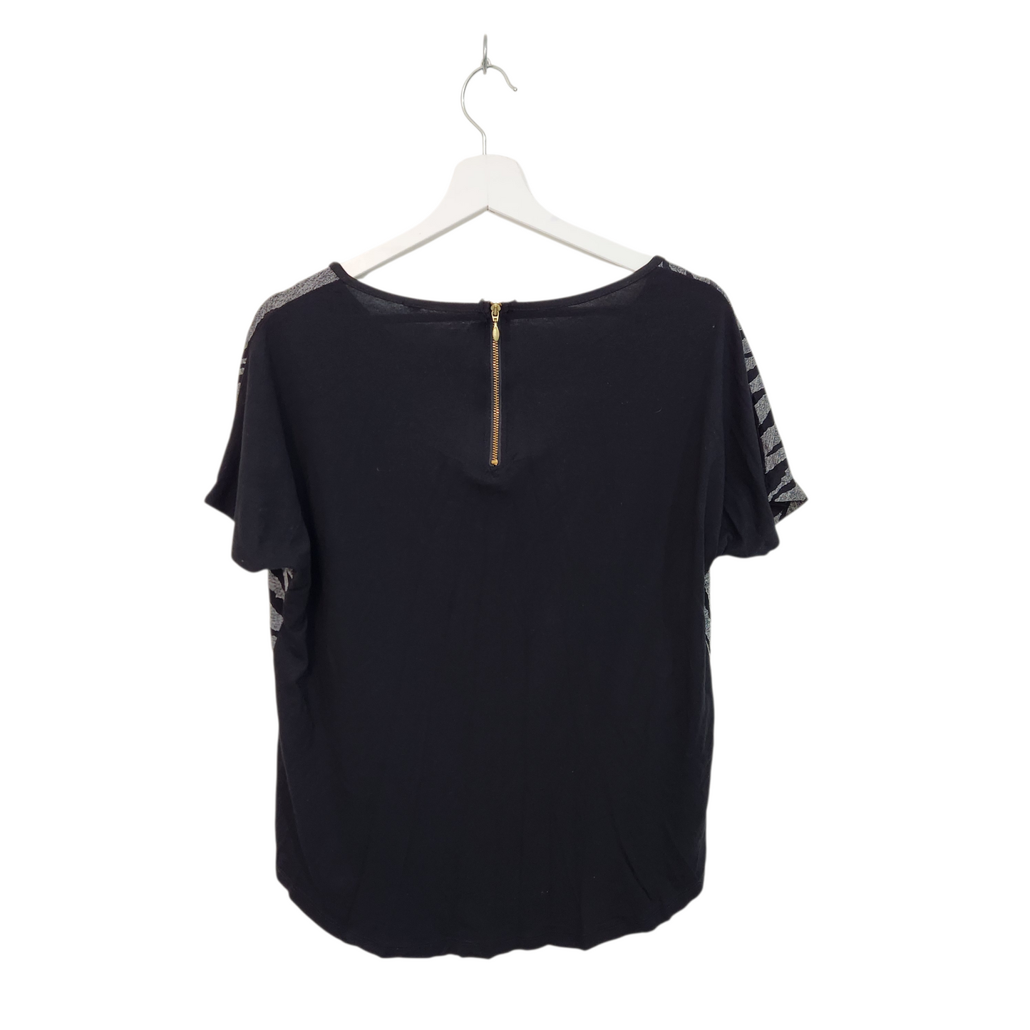 חולצה קצרה הדפס זברה | לאישה מידה L/XL