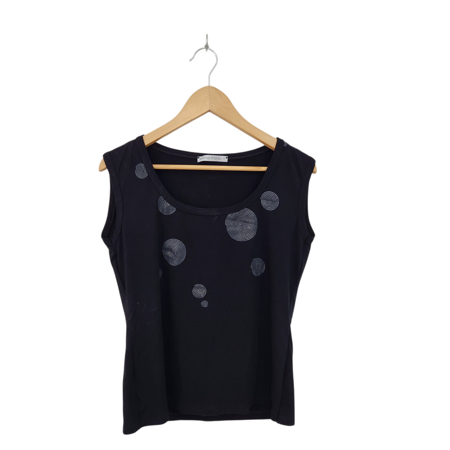 COCTOC | חולצה קצרה שחורה | לאישה מידה L