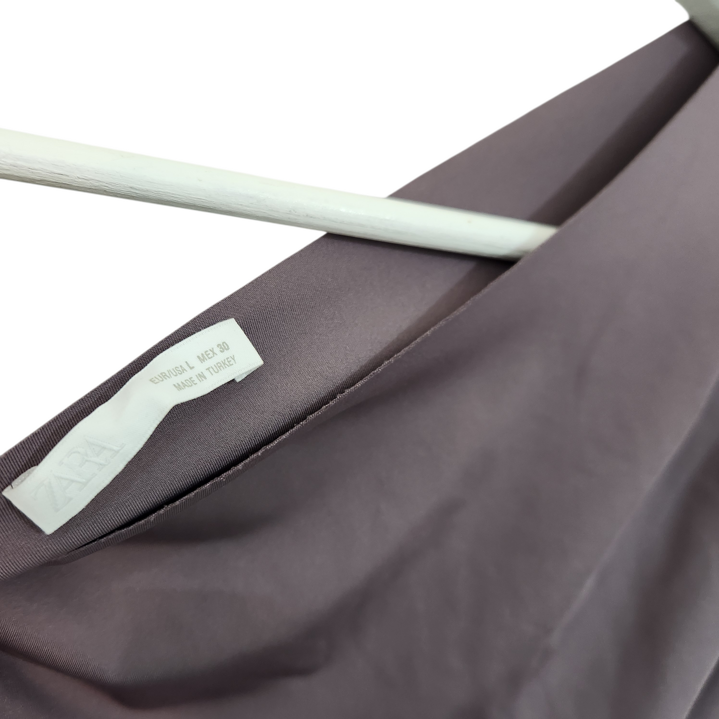 ZARA | בגד גוף קצר מעוצב צבע סגלגל | לאישה מידה L