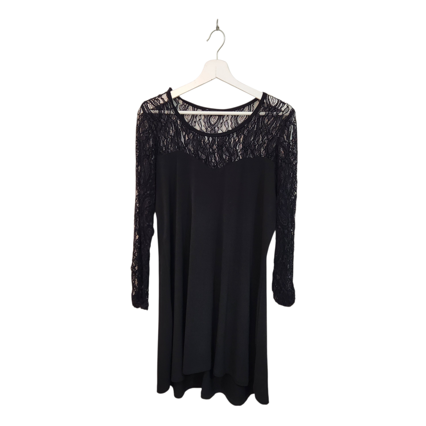 DISCREET | שמלה ארוכה דקה צבע שחור | לאישה מידה 3 L