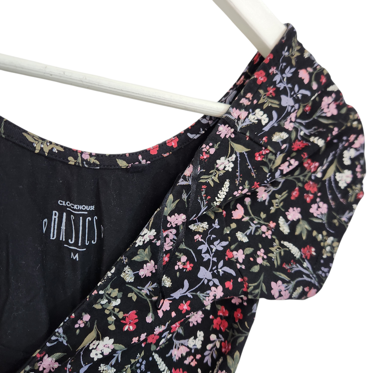 Clockhouse | חולצה קצרה פרחונית | לאישה מידה M