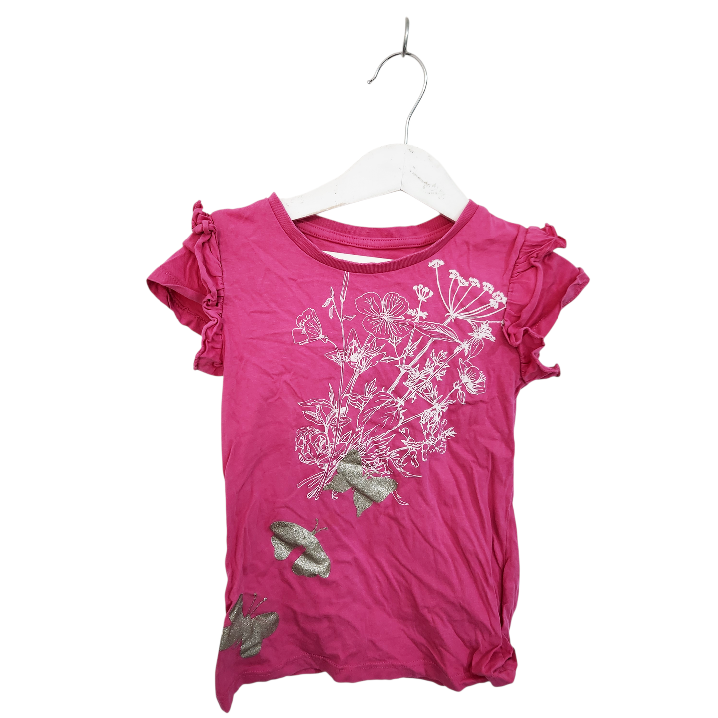 MAX | חולצה קצרה צבע ורוד | לילדות גיל 3-4