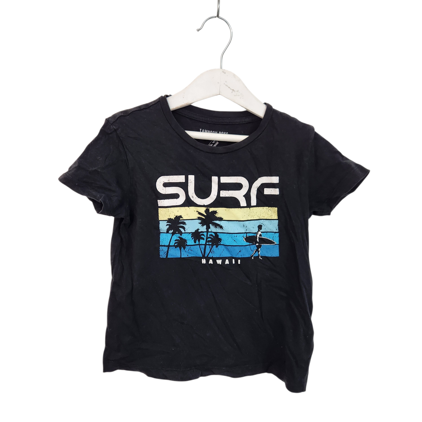 TAMNOON | חולצה קצרה צבע שחור | לילדים גיל 6