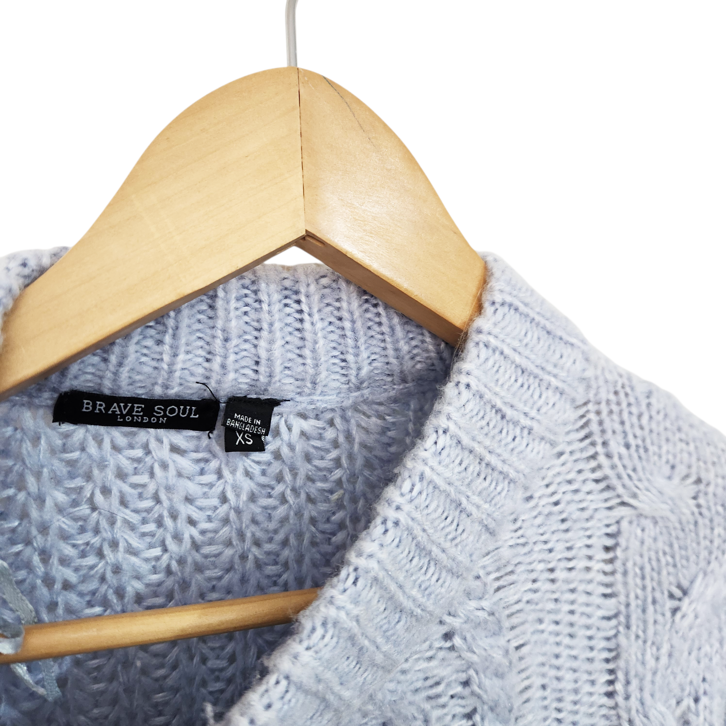 BRAVE SOUL | סוודר צבע תכלת | לאישה מידה XS