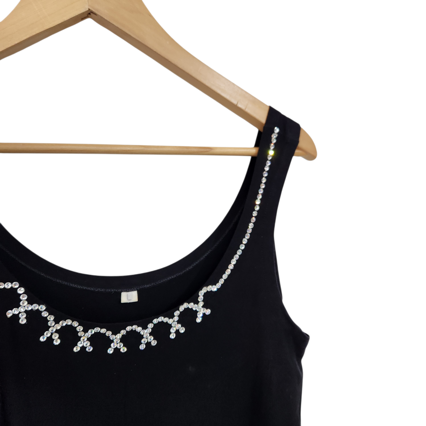 גופיה צבע שחור | לאישה מידה L