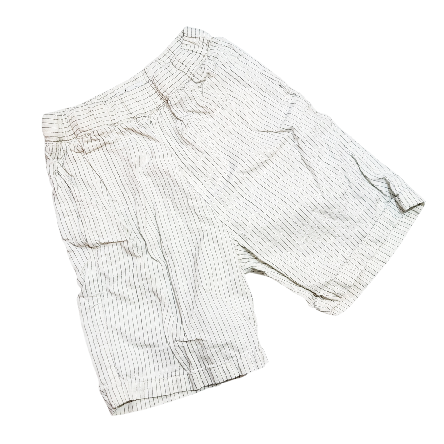 ZARA | מכנסיים קצרים צבע לבן | לילדים גיל 10