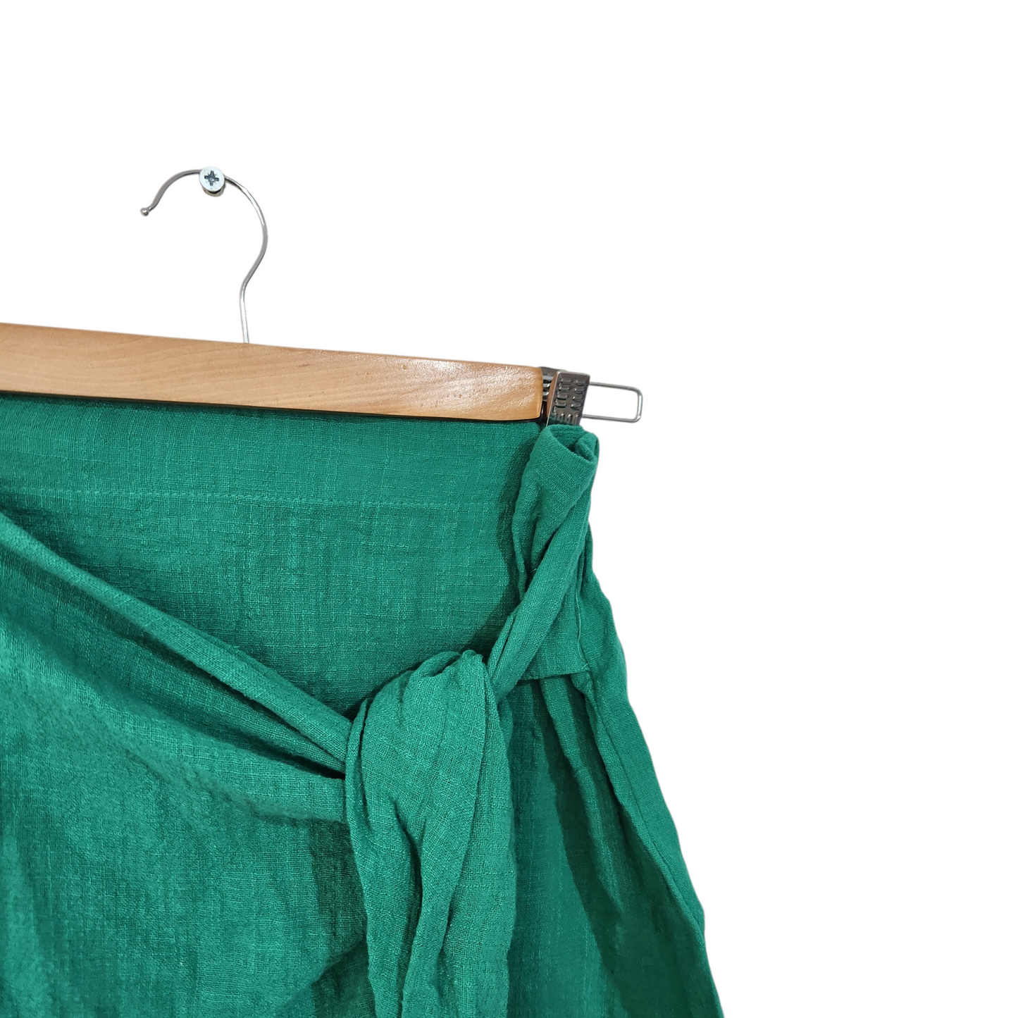 DANIELA | חצאית ירוקה לנשים מידה S | חדשה עם תווית