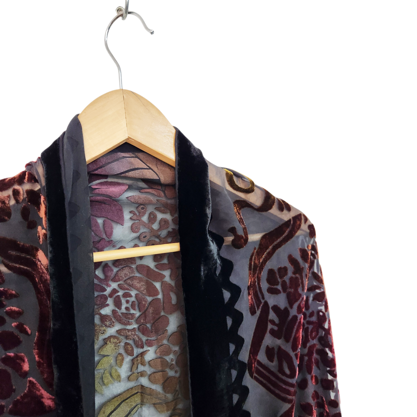 צעיף וינטג' עם קטיפה