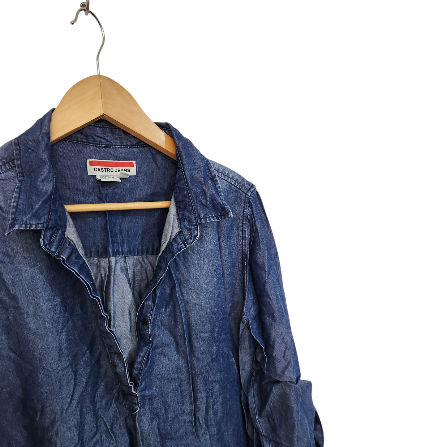 CASTRO | שמלת ג'ינס דקה | לאישה מידה 42