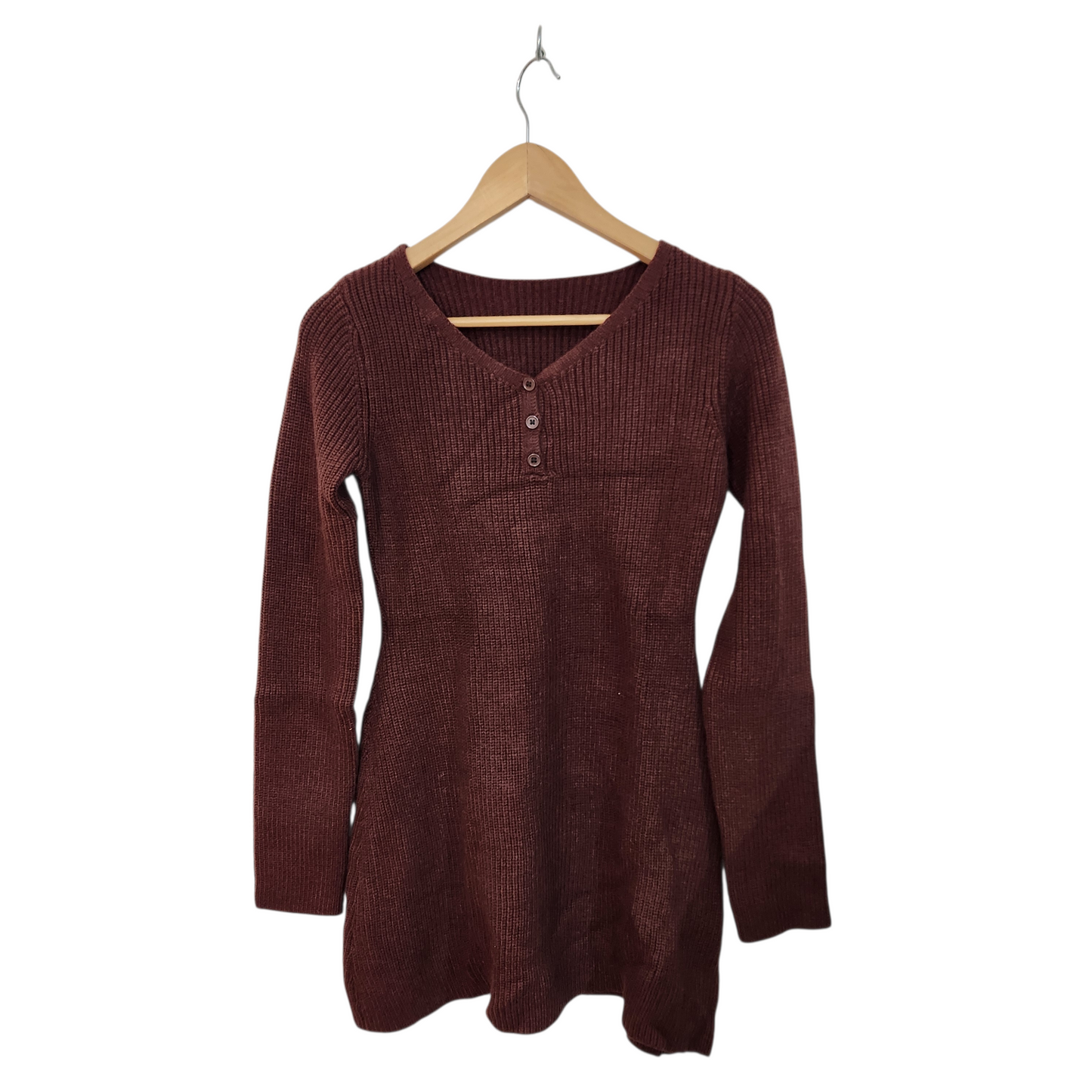 SHEIN | שמלת סריג צבע חום | לאישה מידה L