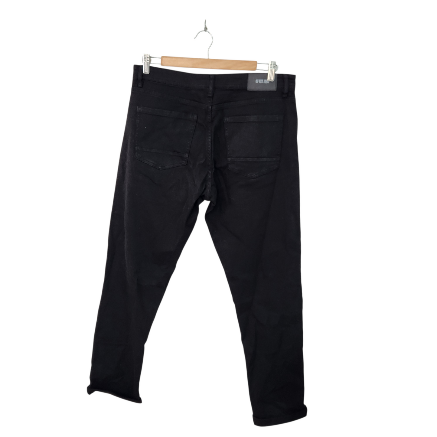 CASTRO | מכנסיים ארוכים צבע שחור | לגבר מידה 30 RAPHAEL | SLIM RELAXED