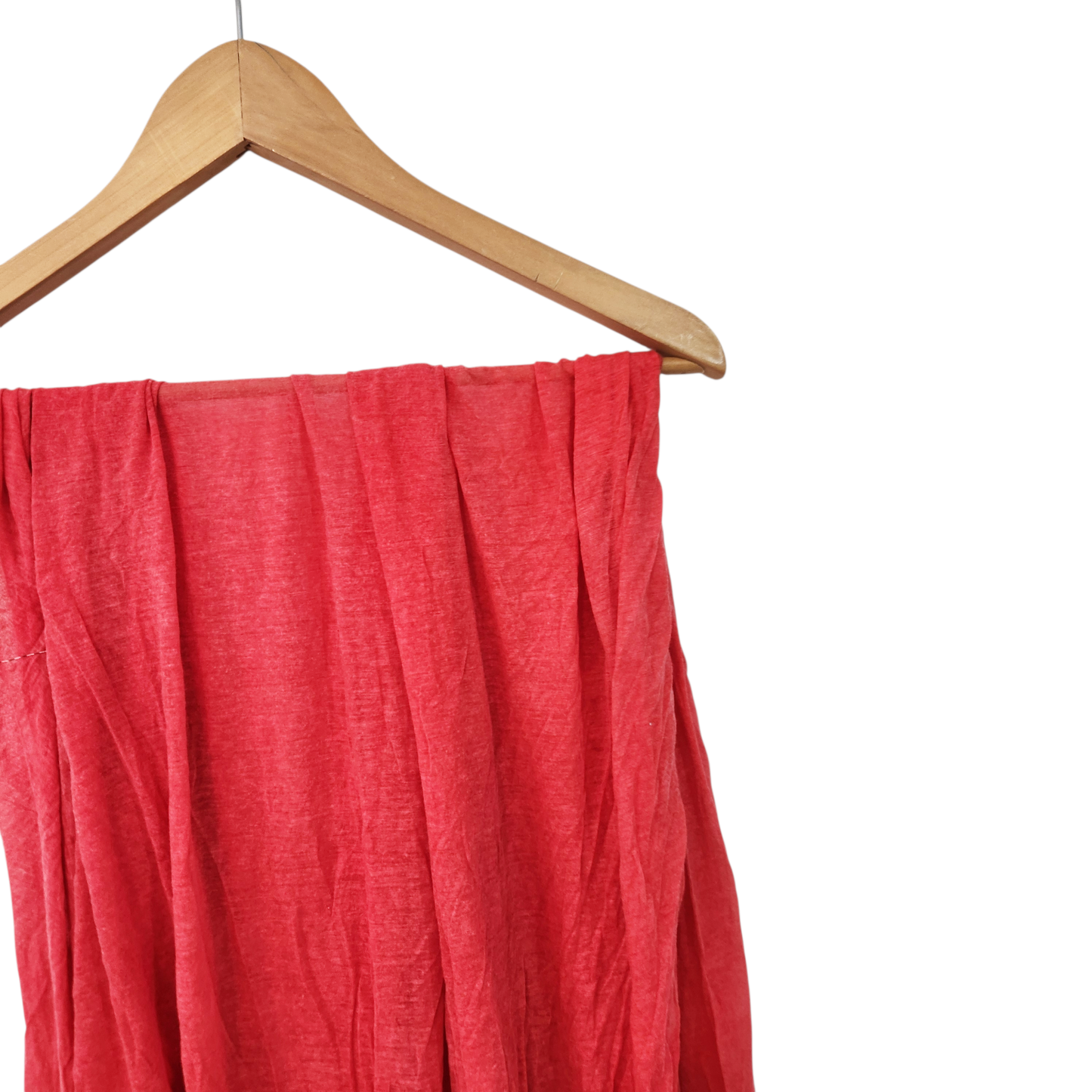 צעיף קייצי אדום דק