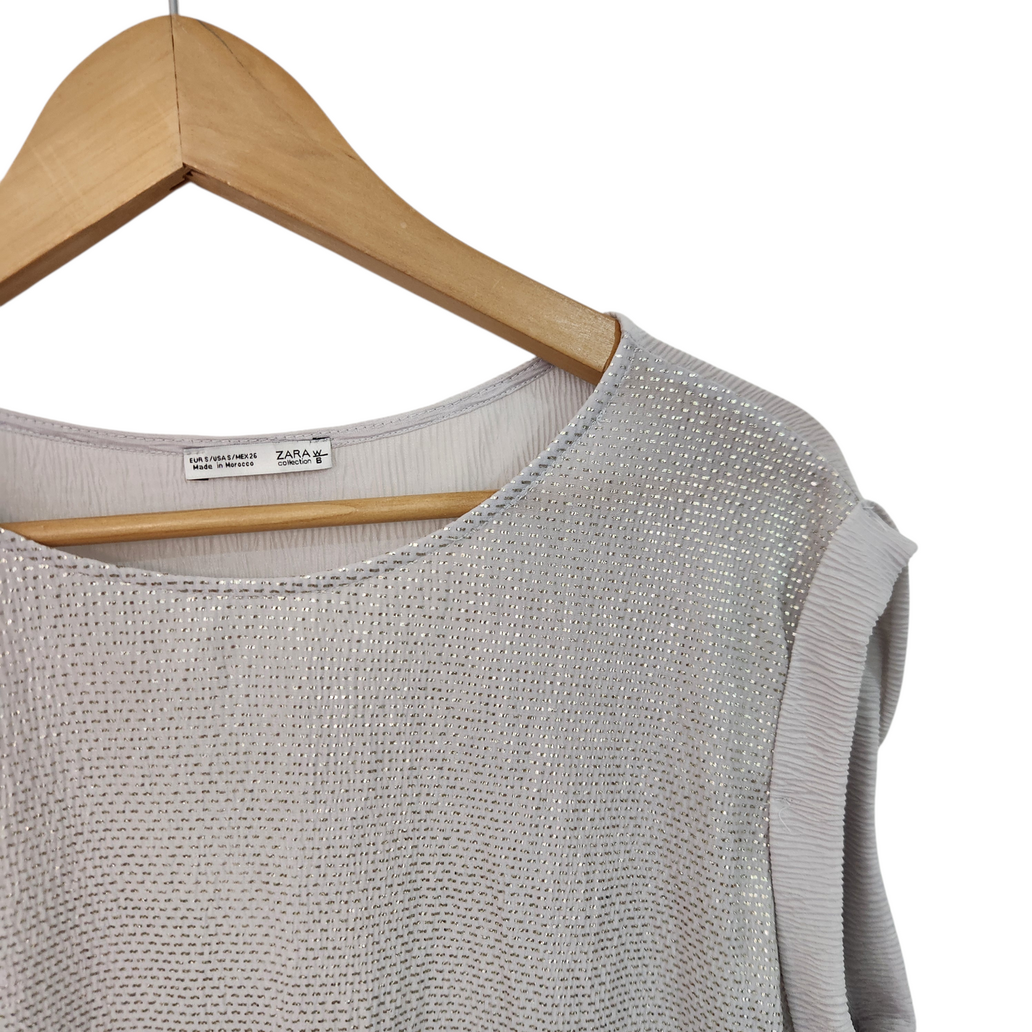 ZARA | חולצה קצרה לאישה מידה S