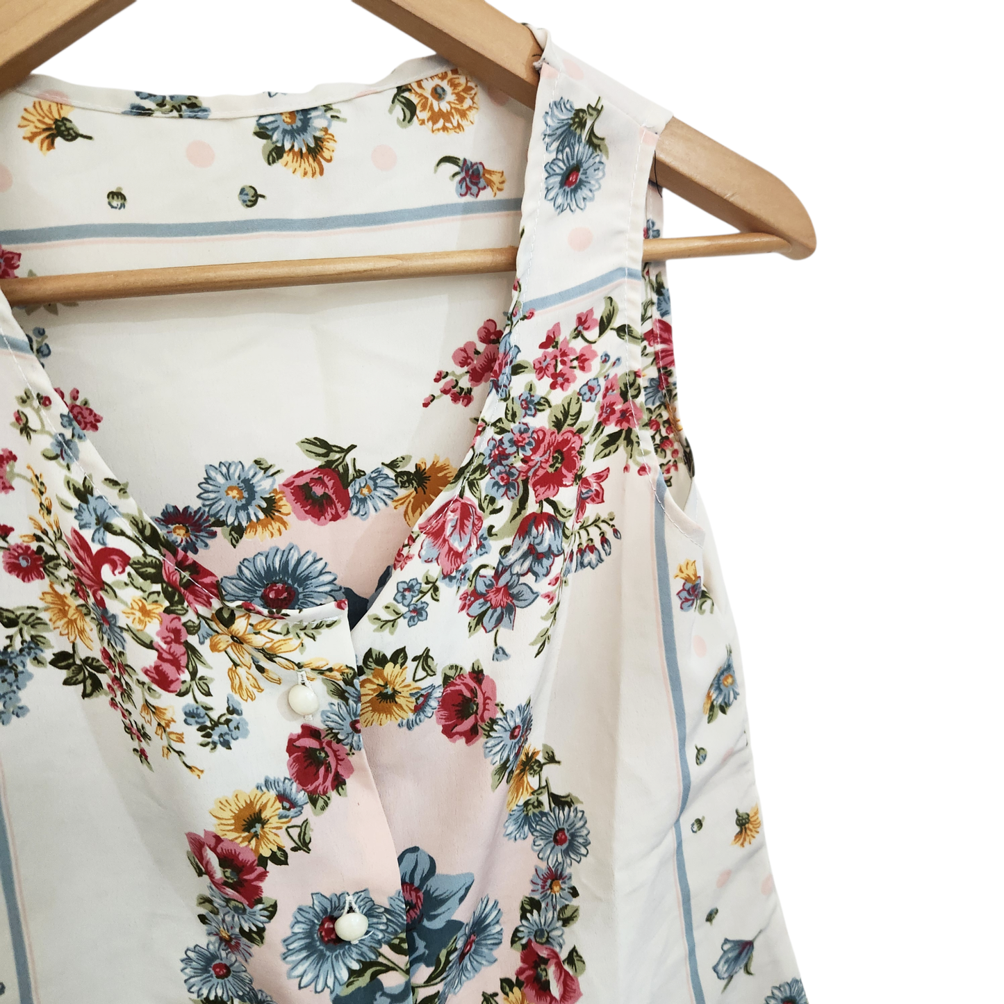 גופיה דקה פרחונית לאישה מידה L