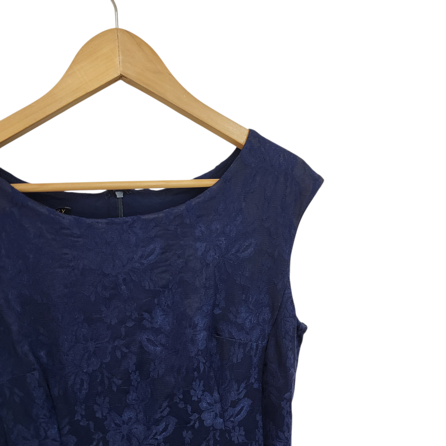 GOLBARY | שמלה תחרה כחולה מעוצבת | לאישה מידה 42