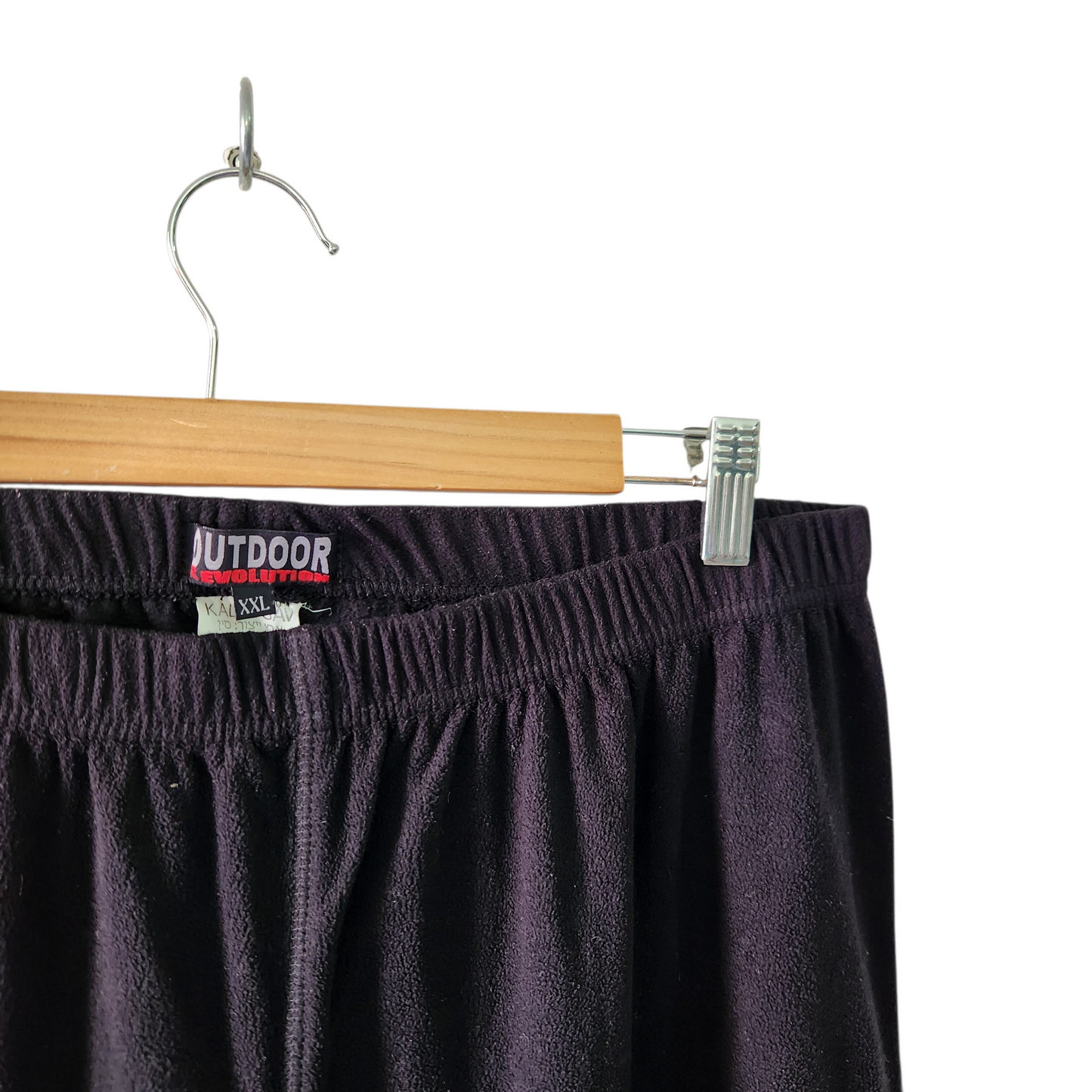 OTUDOOR | מכנסיי פליז צבע שחור | לאישה מידה XXL