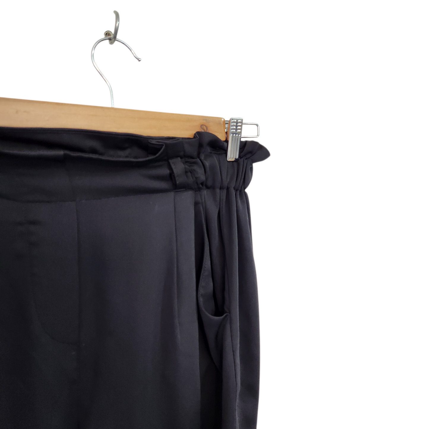 NO SECRET | מכנסיים דקים צבע שחור | לאישה מידה S