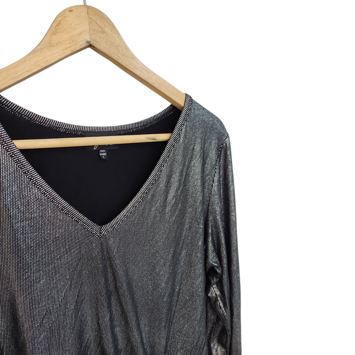 חולצה ארוכה דקה לאישה מידה L