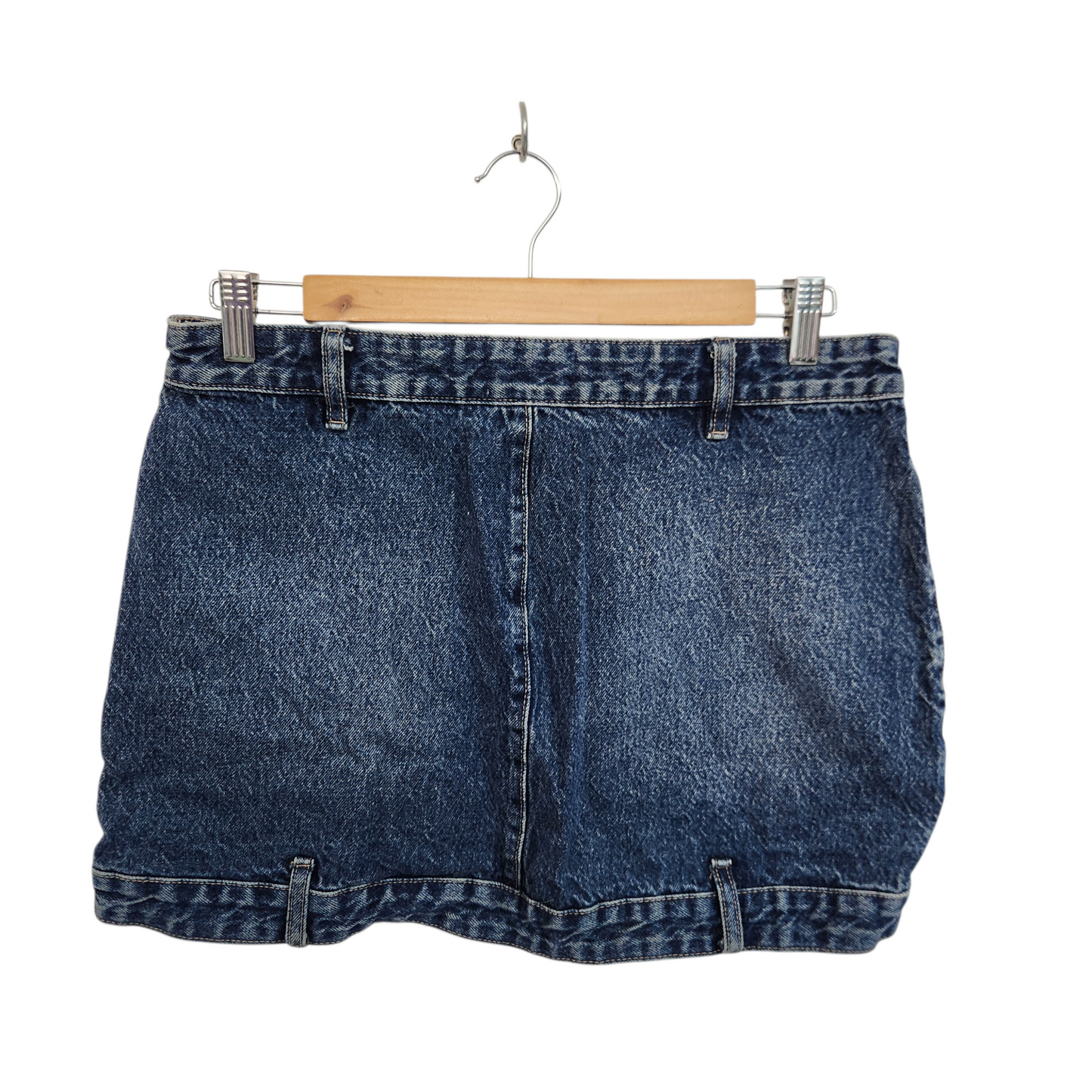 ZARA | חצאית ג'ינס צעוצבת | לאישה מידה L