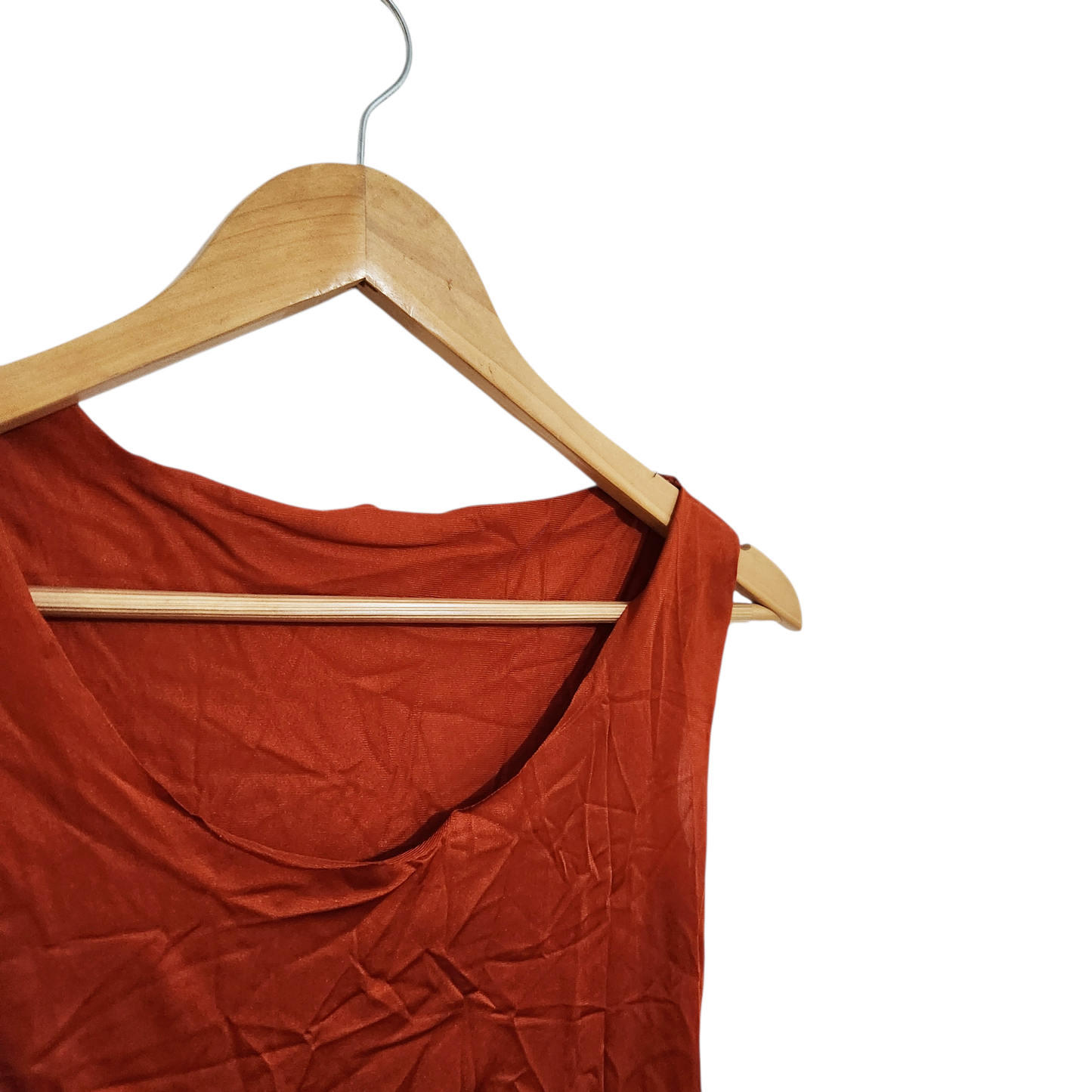 שמלה כתומה לאישה מידה S