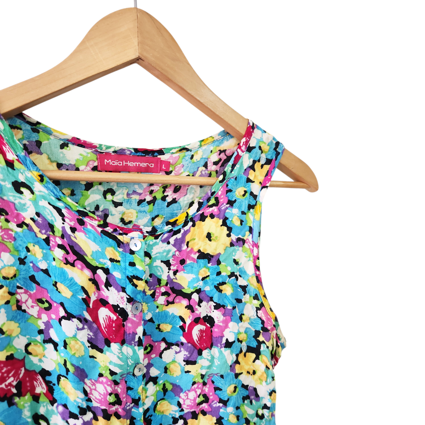 MAIA HEMERA | שמלה פרחונית לאישה מידה L