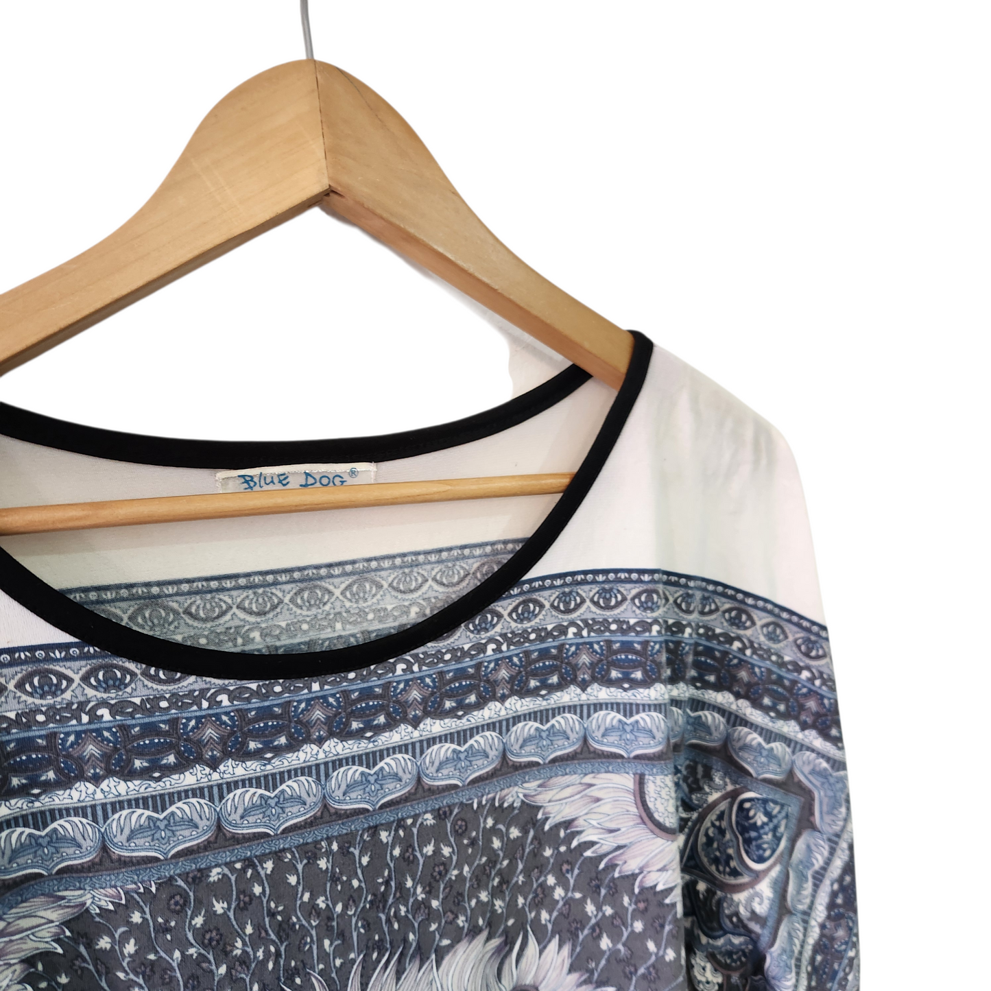 BLUE DOG | חולצת עטלף לאישה מידה L/XL