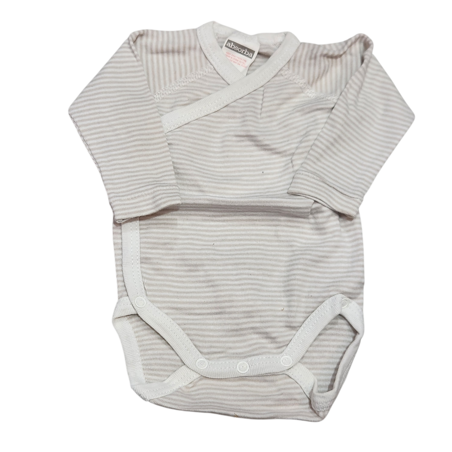 בגד גוף שרוול ארוך לתינוקות גיל 0-3 חודשים
