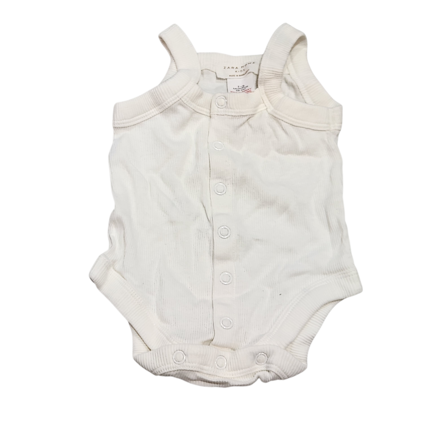ZARA | בגד גוף קצר לתינוקות גיל 0-3 חודשים