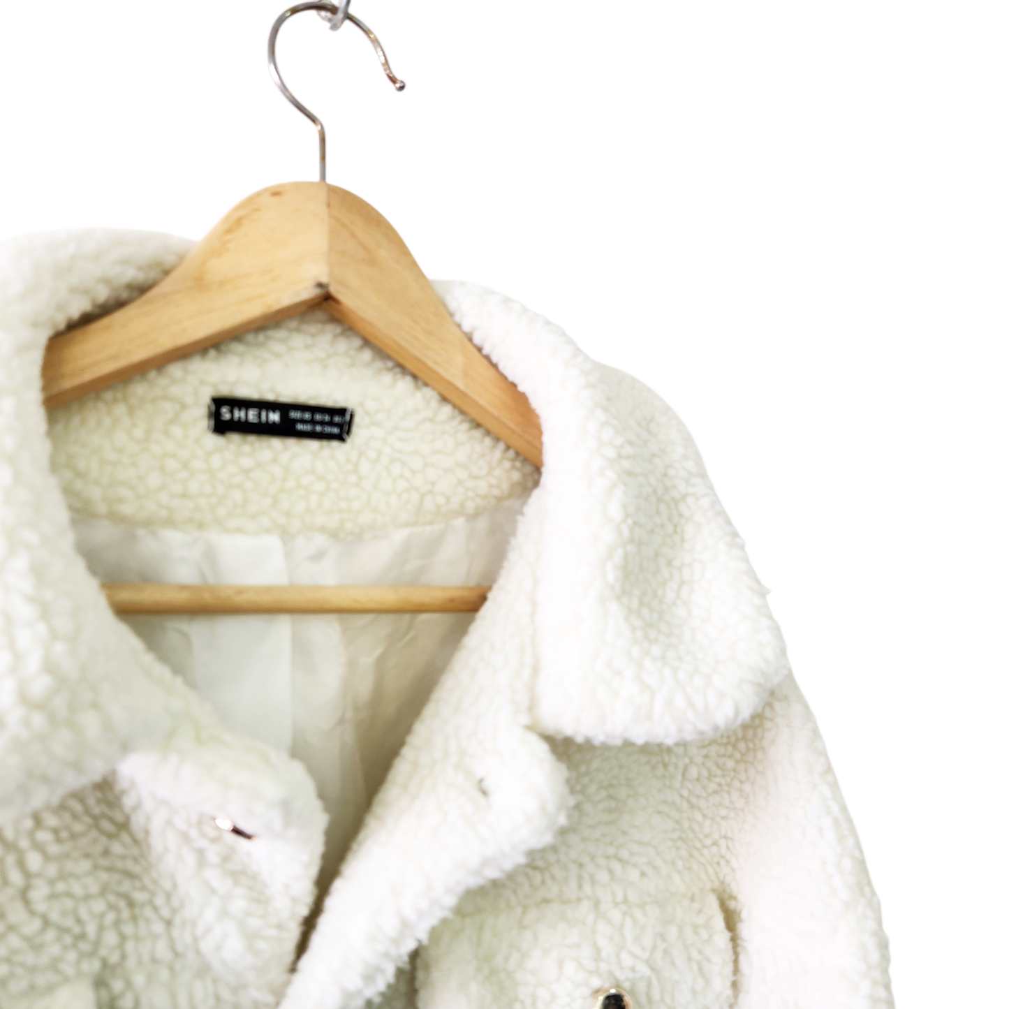 SHEIN | ג'קט פרוותי לאישה מידה XS