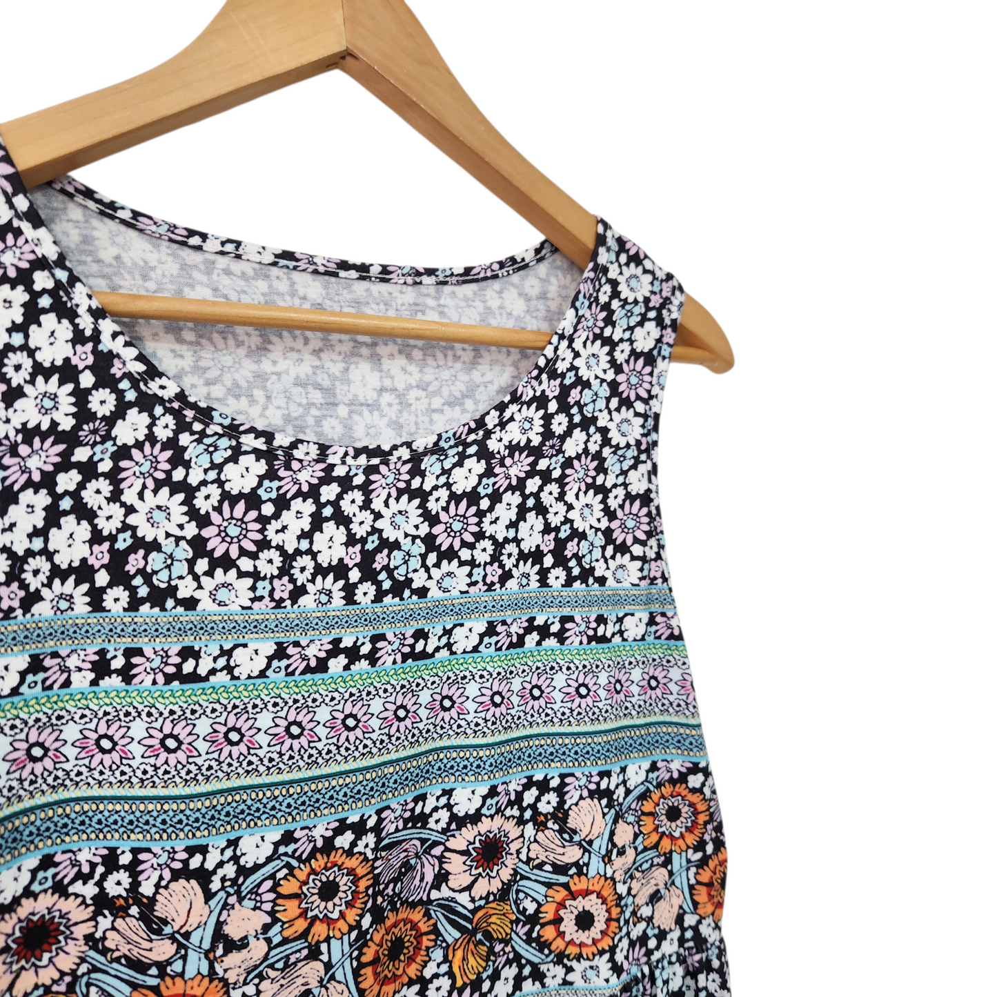 שמלה פרחונית לאישה מידה XL