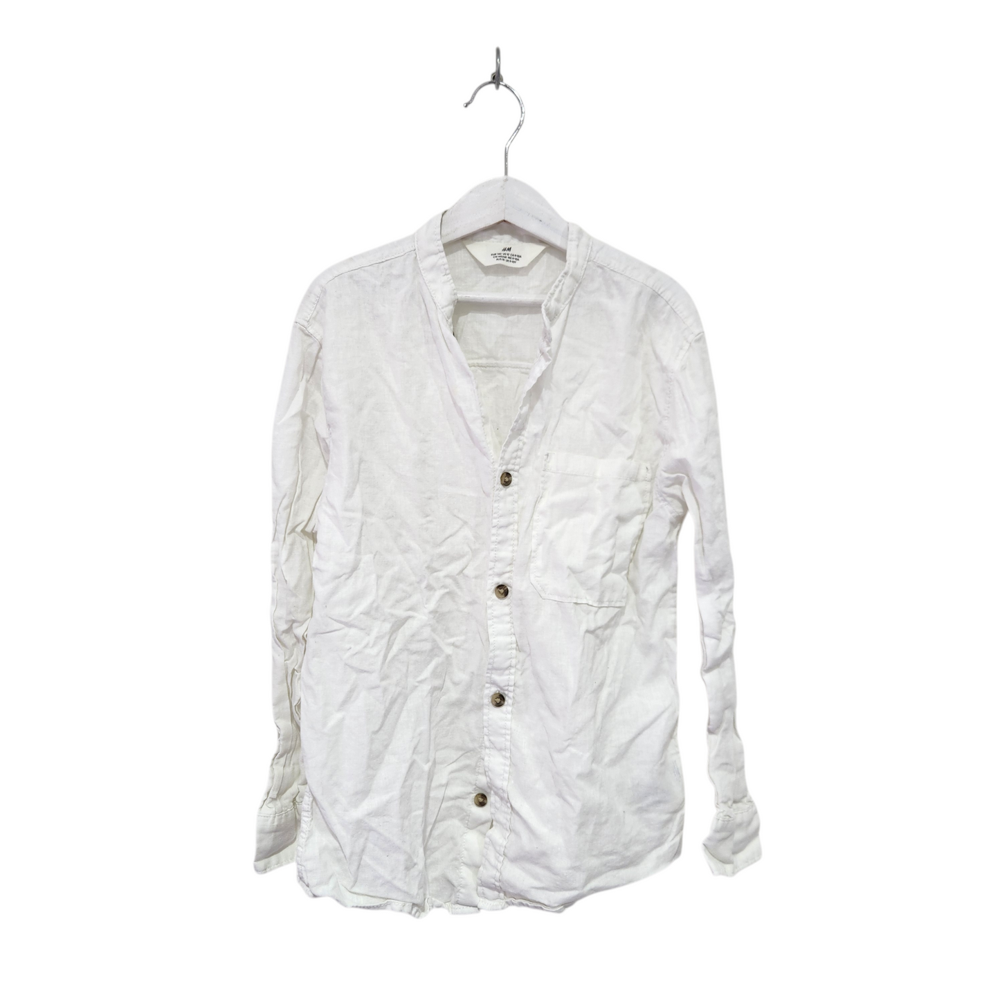 H&M | חולצה מכופתרת לילדים גיל 9-10